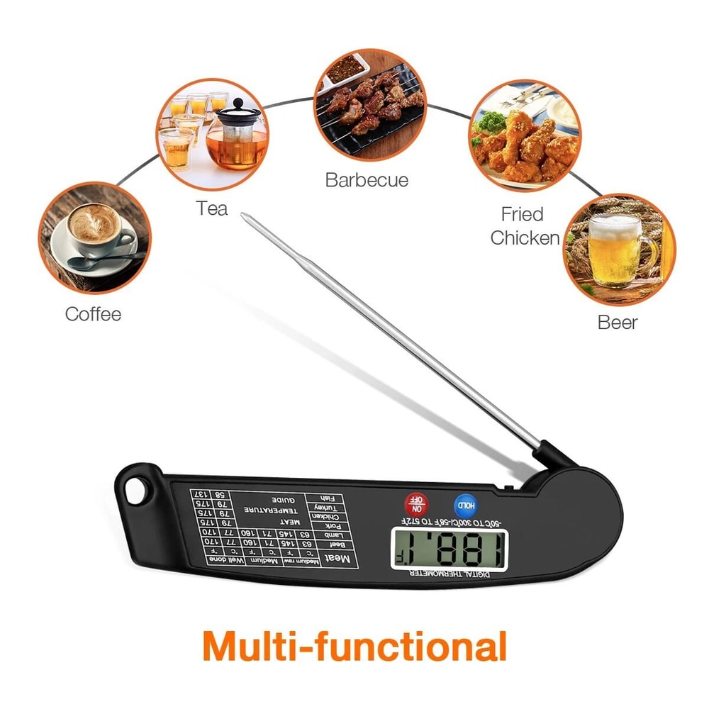 BBQ Grill Instant Read Meat Thermometer For Kitchen Smoker Food Cooking Accurate And Quick Temperat 9
