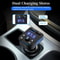 FM Transmitter Adapter With Bluetooth Car Wireless USB PD Charger AUX HandsFree 6