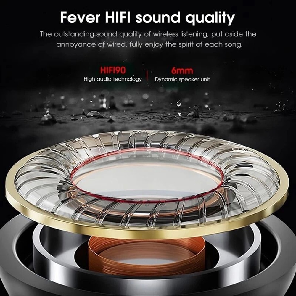 Wireless Bluetooth Earbuds Waterproof Stereo Sport Headphones In Ear Headset Magnetic Adsorption Hi 8