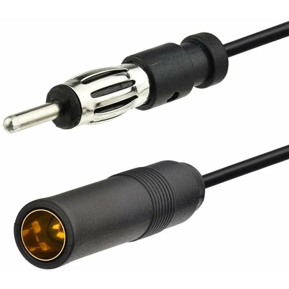 Car Stereo Radio Antenna Extension Cable Premium MaleFemale AMFM Cable Wire HeavyDuty Cord 2
