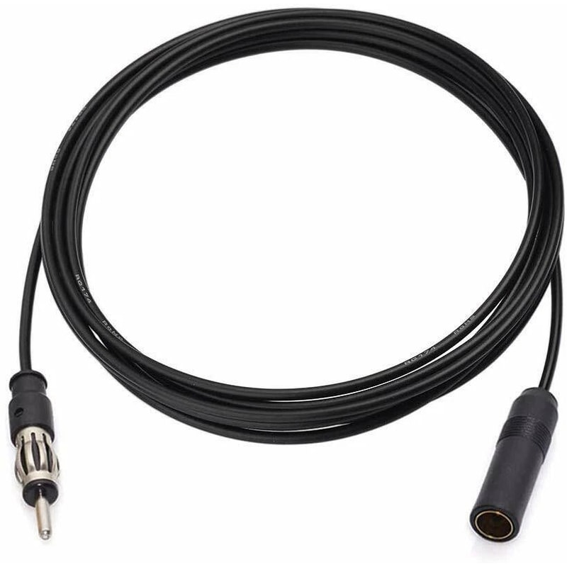 Car Stereo Radio Antenna Extension Cable Premium MaleFemale AMFM Cable Wire HeavyDuty Cord 0