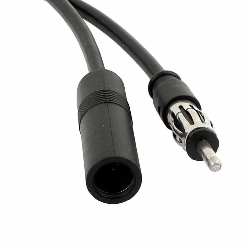 Car Stereo Radio Antenna Extension Cable Premium MaleFemale AMFM Cable Wire HeavyDuty Cord 6