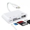 USB Camera Adapter For IPhoneiPadiPod Micro SD SD Card USB To Card Reader For Photos Videos Keyboa 0