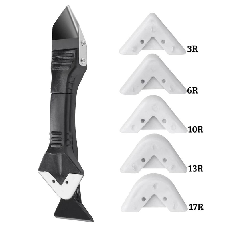 Silicone Sealant Remover Tool Kit Set Caulking Mould Scraper Easy Caulk Removal 7