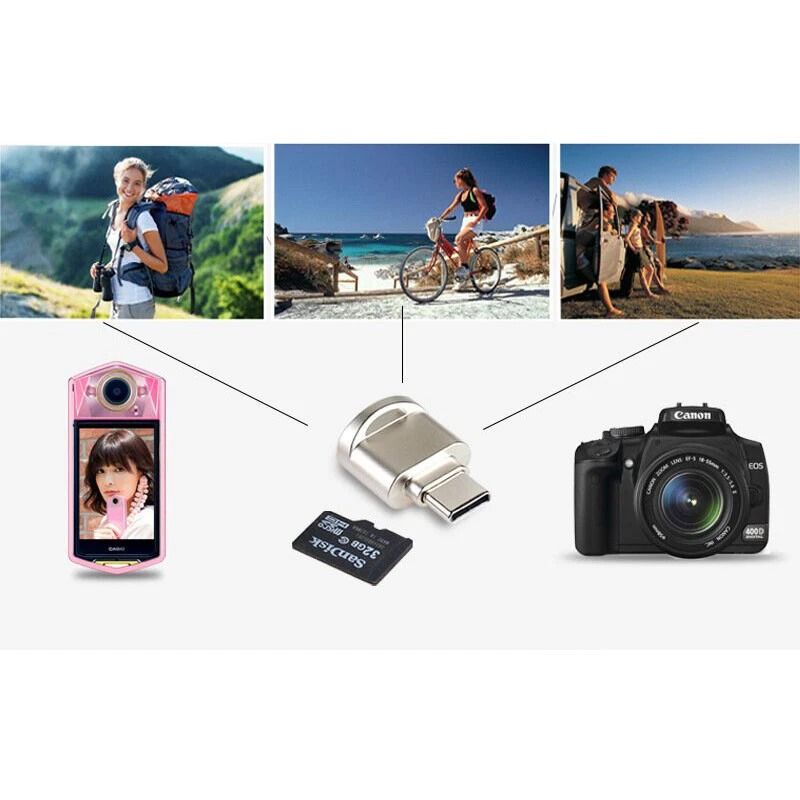 USB Type C Micro SD Card Reader OTG Converter For Samsung Phone MacBook Pro Xbox Galaxy Huawei 1