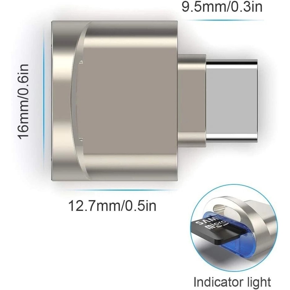 USB Type C Micro SD Card Reader OTG Converter For Samsung Phone MacBook Pro Xbox Galaxy Huawei 4