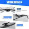 Stick On Rear View Mirror For Car Truck SUV Auxiliary Blind Spot Mirror Wide Angle HD Plating 11