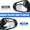 Stick On Rear View Mirror For Car Truck SUV Auxiliary Blind Spot Mirror Wide Angle HD Plating 5