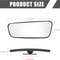Stick On Rear View Mirror For Car Truck SUV Auxiliary Blind Spot Mirror Wide Angle HD Plating 8