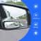 Stick On Rear View Mirror For Car Truck SUV Auxiliary Blind Spot Mirror Wide Angle HD Plating 0