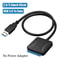 USB To SATA Power Adapter Cable External Hard Drive Reader For SSDHDD Fast Data Transfer For Backup