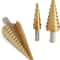 Metal Hole Cutter HSS Steel Step Cone Drill Titanium Coated Triangular Shank Bit For Wood Metal PVC 0