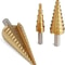 Metal Hole Cutter HSS Steel Step Cone Drill Titanium Coated Triangular Shank Bit For Wood Metal PVC 0