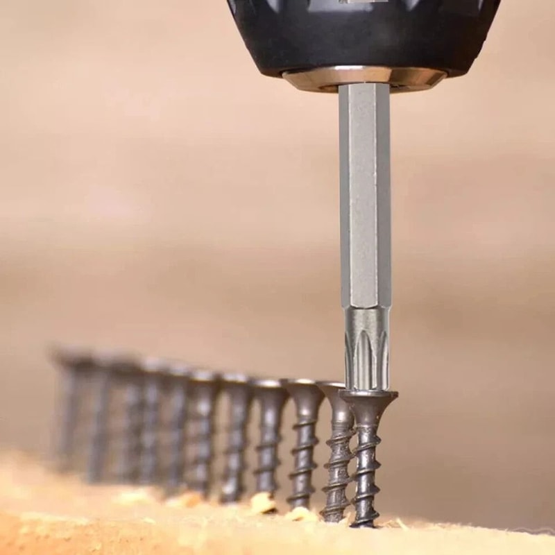 Magnetic Torx Screwdriver Bit Set Security Tamper Proof Star Steel For Electric Screwdrivers Drills 0