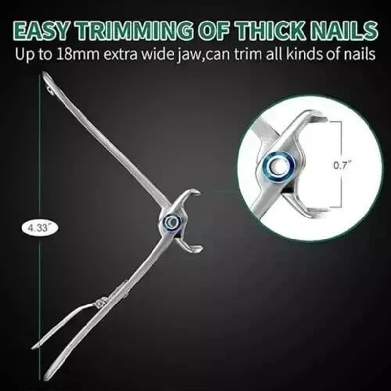 Extra Large Toe Nail Clippers Set Stainless Steel Professional Clippers For Thick Nails Heavy Duty 2
