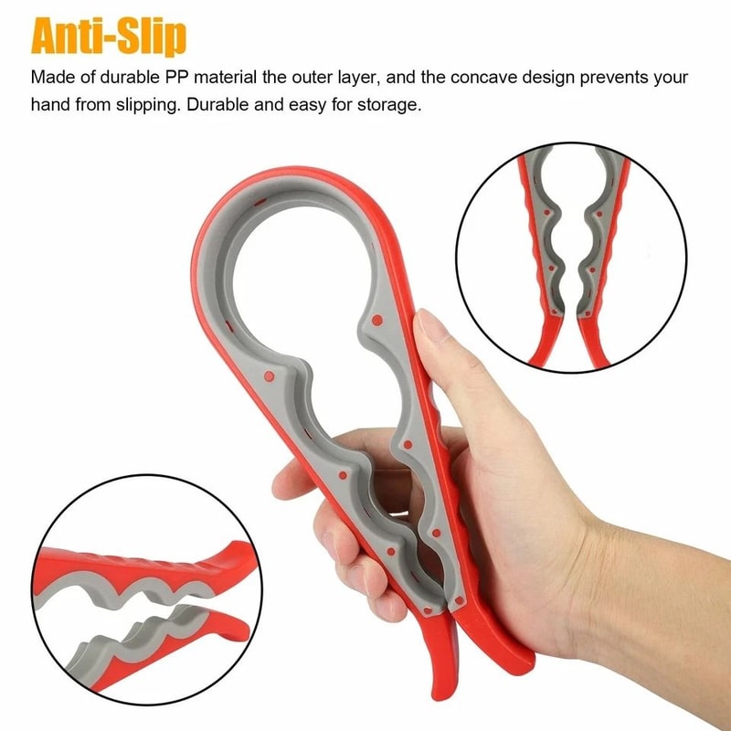 Jar Bottle Opener Quick Lid Grip Twister Easy Remover Kitchen Tool AntiSlip Handle Ideal For Bottle 3