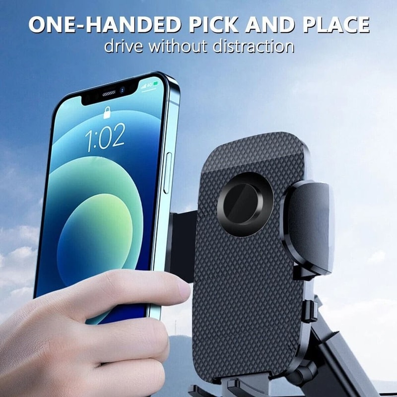 Universal Car Phone Holder Mount For IPhone And Samsung Galaxy Adjustable View HandsFree Car Mount 4