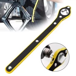 high torque labor-saving car jack, scissor jack wrench for tires, durable jack lug wrench for emergency wheel replacemen