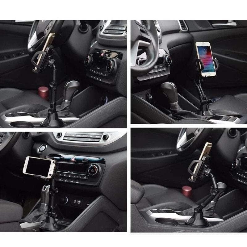 Adjustable Car Cup Stand Universal Phone Holder Cradle Upgraded Version For Cell Phones 7