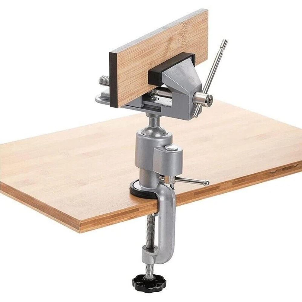 Adjustable Swivel Table Vise Rotates Degrees For Secure Workholding 1