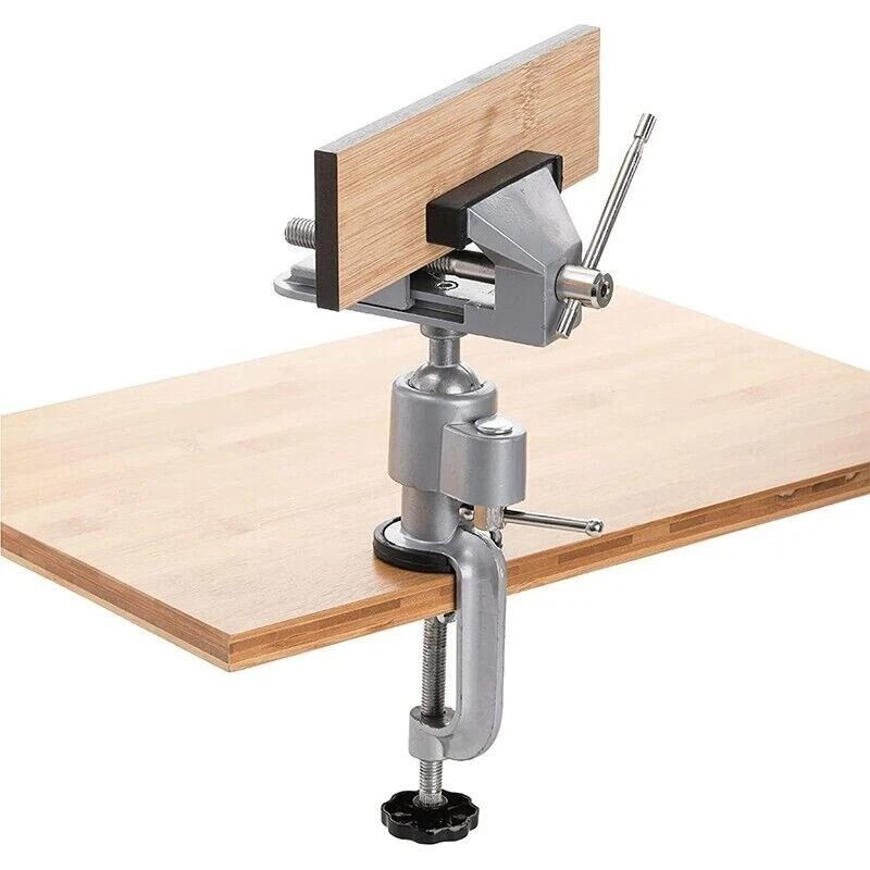 Adjustable Swivel Table Vise Rotates Degrees For Secure Workholding 1