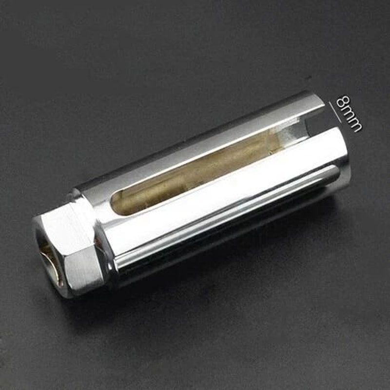 Sensor Wrench Tool Oxygen Sensor Socket Thread Chaser Set Complete Removal Tool Kit For Repairs 7