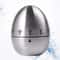 NEW Stainless Steel Mechanical Rotate Timer Egg Shape Manual Countdown Timer Creative Kitchen Timer 5