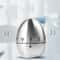 NEW Stainless Steel Mechanical Rotate Timer Egg Shape Manual Countdown Timer Creative Kitchen Timer 8