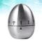 NEW Stainless Steel Mechanical Rotate Timer Egg Shape Manual Countdown Timer Creative Kitchen Timer 9