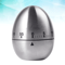 NEW Stainless Steel Mechanical Rotate Timer Egg Shape Manual Countdown Timer Creative Kitchen Timer 9