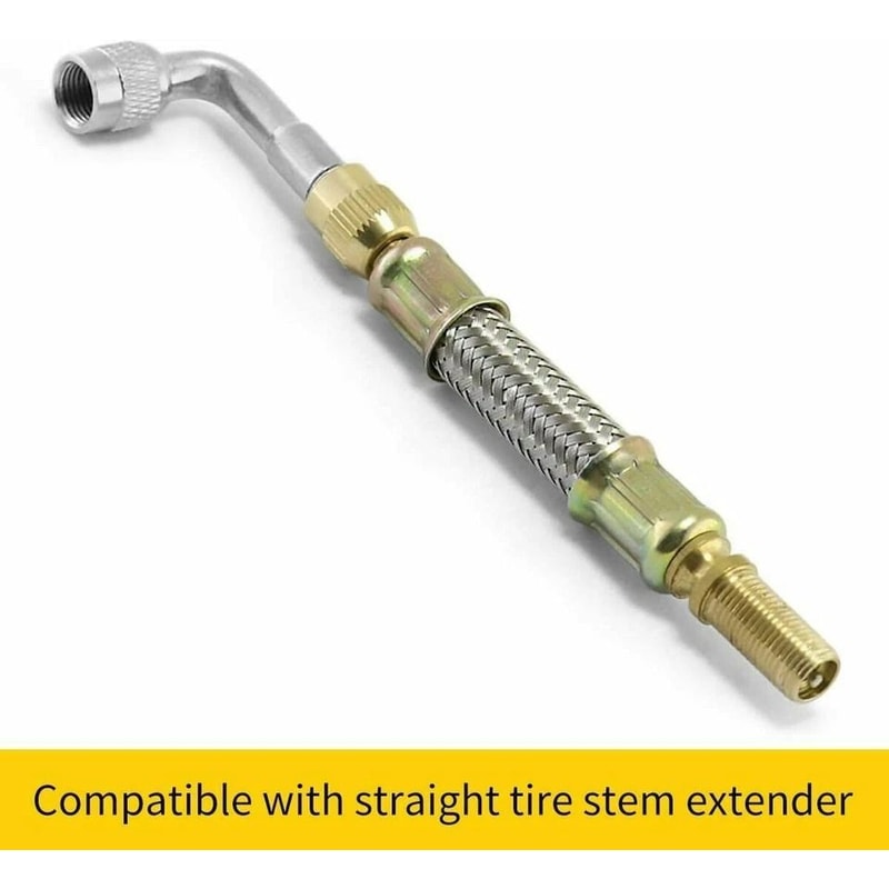 Angle Adaptor Air Tire Valve Extension Degree Motorcycle And Car Stem Extender Durable With Metal D