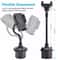 Universal Car Mount With Adjustable Gooseneck Cup Holder Cradle Rotatable Design For Cell Phone GPS 3