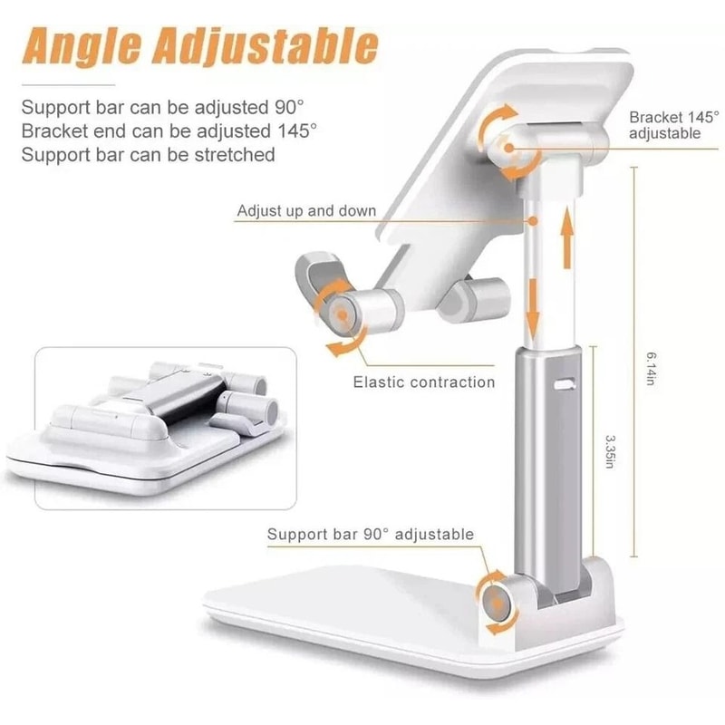 Universal Adjustable Phone Tablet Stand Desk Mount Holder Cradle For IPhone IPad Nintendo Switch 5