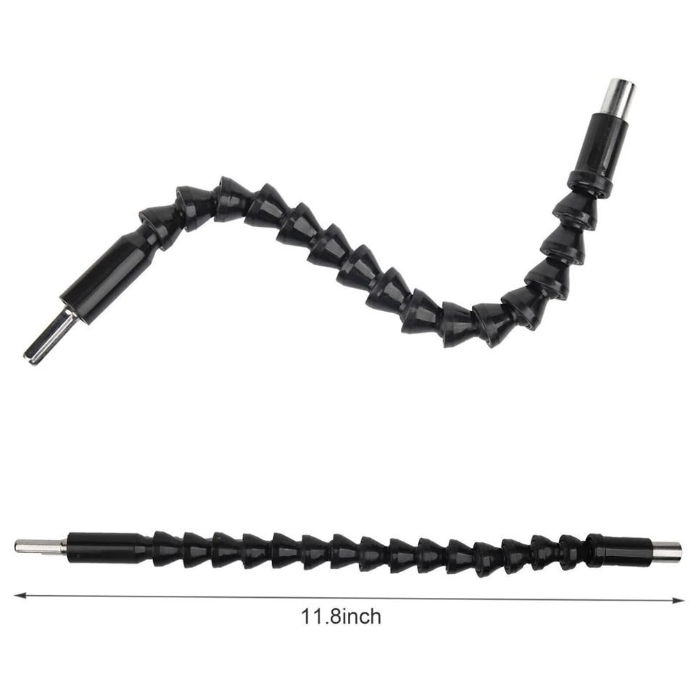 Right Angle Drill Adapter Flexible Shaft Extension Bit Hex Shank Perfect Driver For Tight Spaces 7