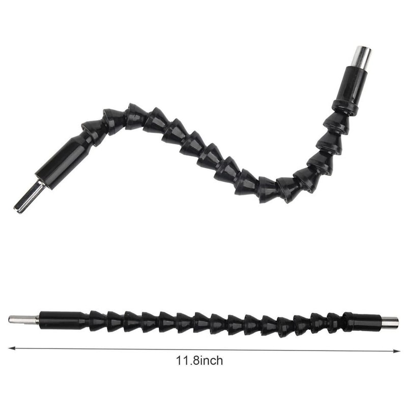 Right Angle Drill Adapter Flexible Shaft Extension Bit Hex Shank Perfect Driver For Tight Spaces 7