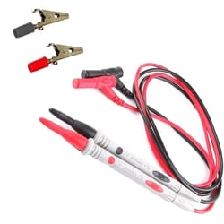 ultra fine needle multimeter test lead, precision probes for digital voltmeter, red and black cable for accurate testing