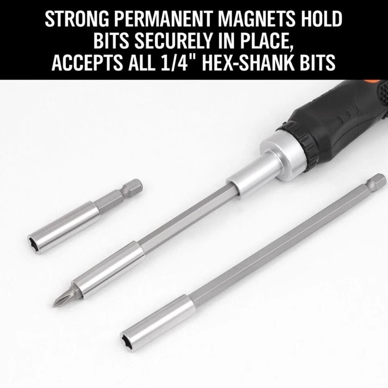 Magnetic Socket Drill Bit Holder Hex Shank Quick Release Magnetic Extension For Screwdrivers 2