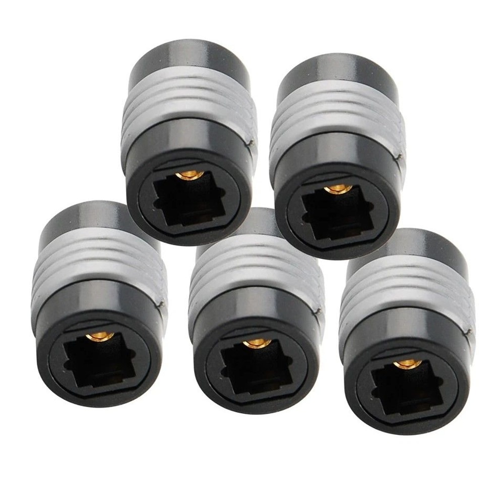 Fiber Optic TosLink Coupler Extension Adapter Digital Audio Fiber Cable Joiner Toslink Female Conne