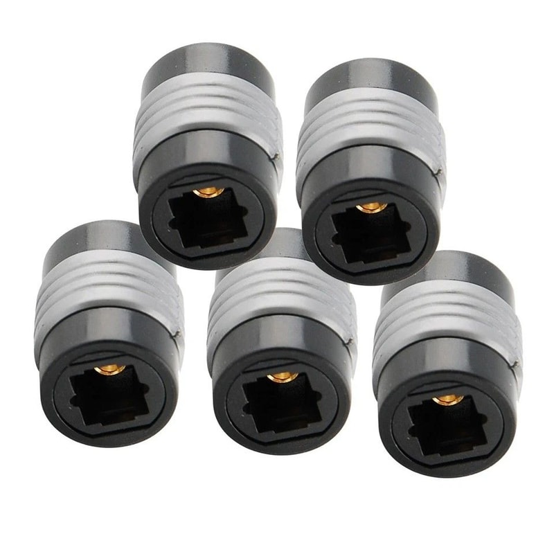 Fiber Optic TosLink Coupler Extension Adapter Digital Audio Fiber Cable Joiner Toslink Female Conne