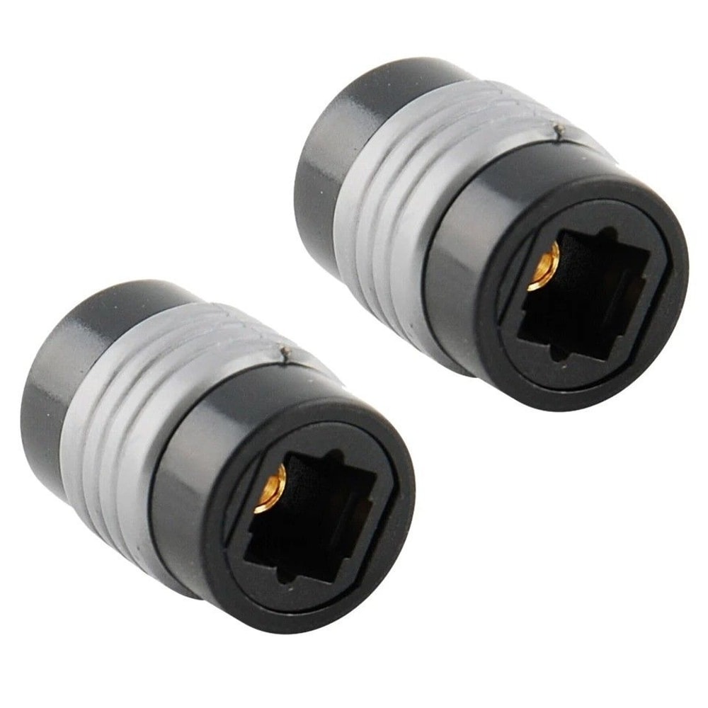 Fiber Optic TosLink Coupler Extension Adapter Digital Audio Fiber Cable Joiner Toslink Female Conne