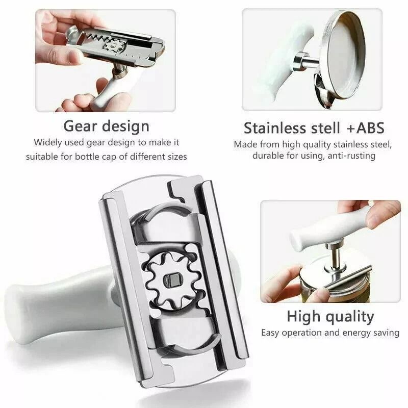 Effortless Adjustable Arthritis Jar Opener SeniorFriendly Jar Opener For Weak Hands Easy Grip 2