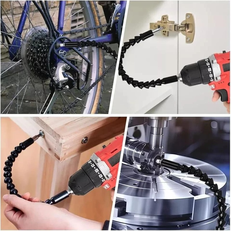 Superbit Flexible Drill Extension Screwdriver Shaft For Narrow Spaces Bendable Drill Bit Extension 4