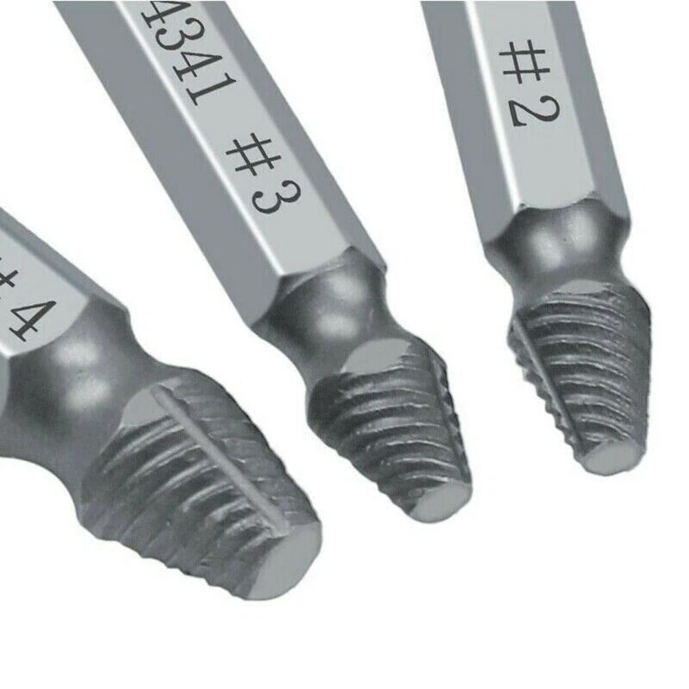 Broken Screw Removal Screw Extractor Set Easy Out Drill Bits Quick Guide For Extracting Rusty Screw 3