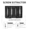 Broken Screw Removal Screw Extractor Set Easy Out Drill Bits Quick Guide For Extracting Rusty Screw 5