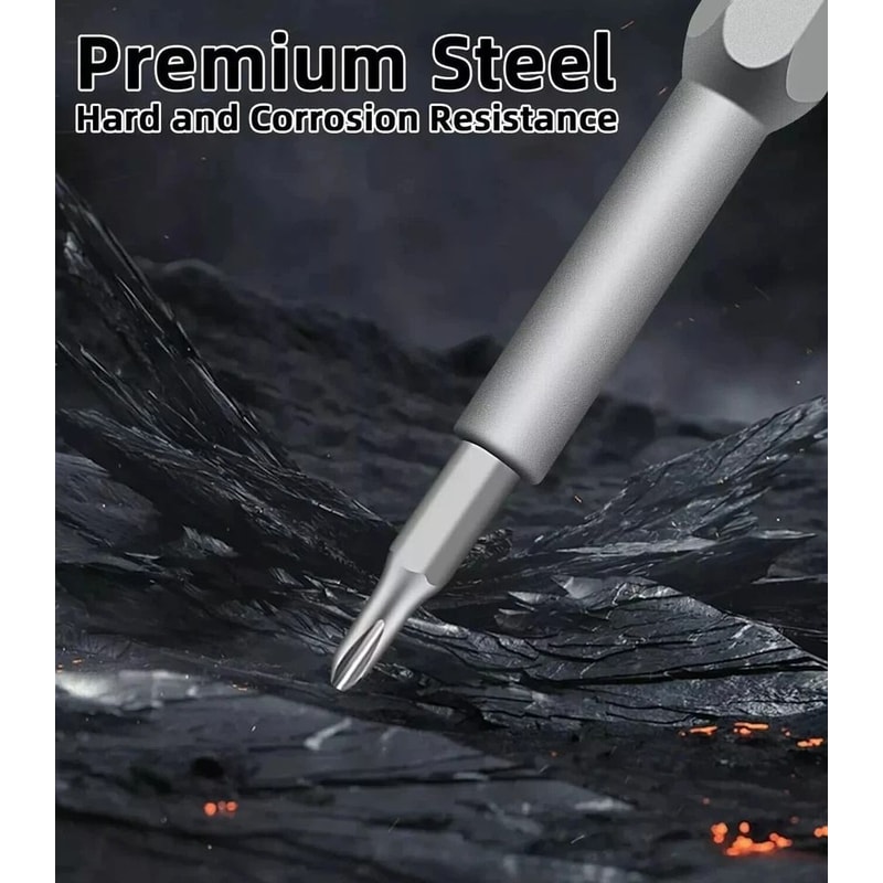 Small Precision Screwdriver Set Magnetic Mini Screwdriver Bit Set For PC Ergonomic NonSlip Handle D 1