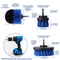 Scrubber Drill Attachments For Carpet Tile Grout Cleaning Power Drill Brush Set For Bathroom Floor 1