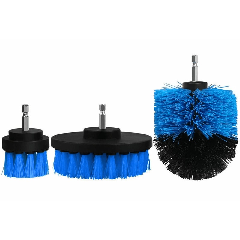 Scrubber Drill Attachments For Carpet Tile Grout Cleaning Power Drill Brush Set For Bathroom Floor 0