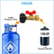 Propane Tank Adapter Refill LP Gas LB Cylinder Tank Coupler With Regulator Valve For BBQ Grill Quic 4