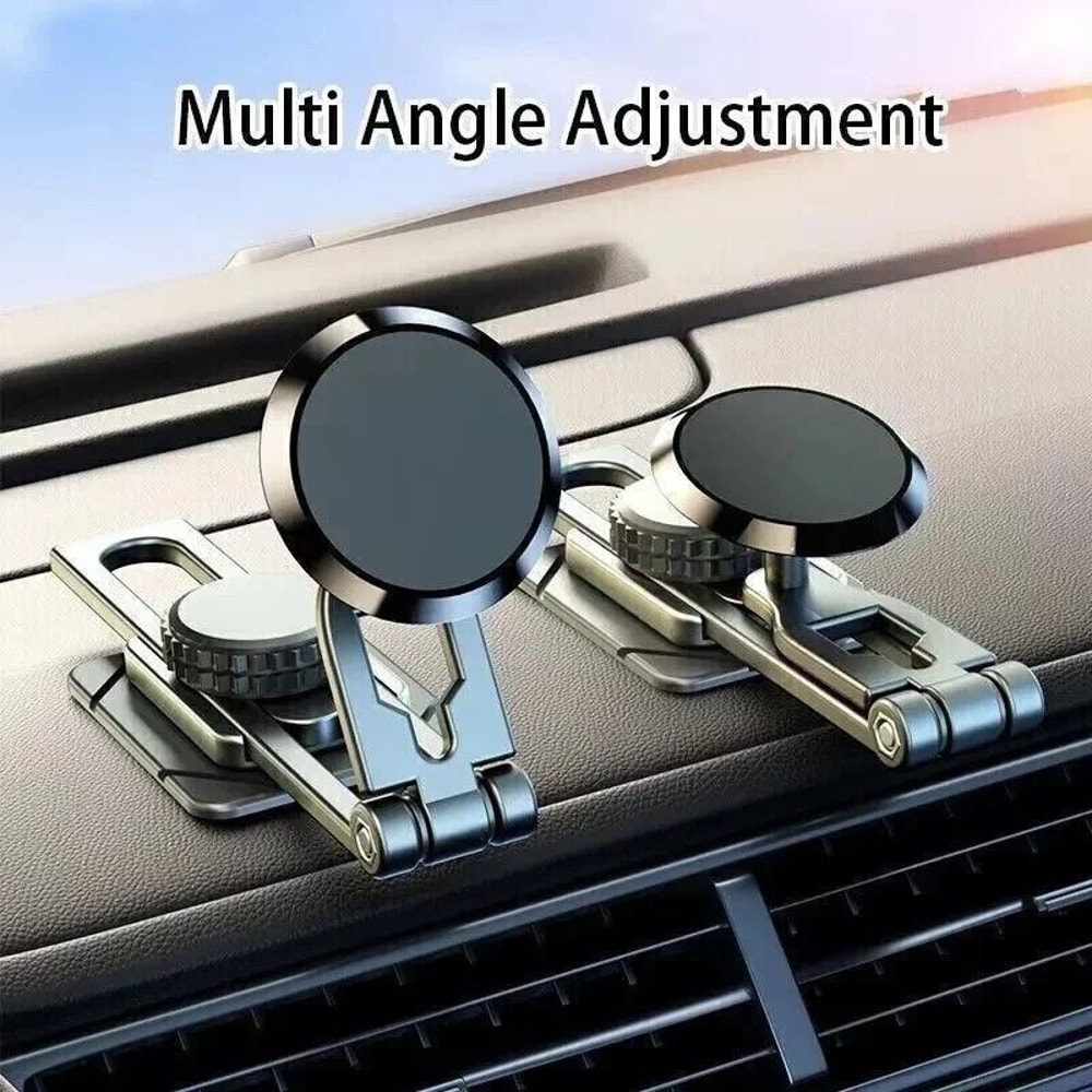 Universal Magnetic Car Mount Rotating Phone Holder Stand Dashboard Cell Phone Mount For Cars Trucks 5