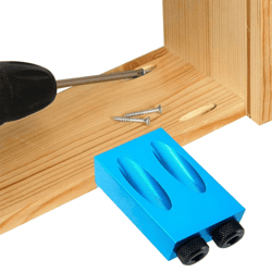 woodworking screw drill, pro pocket hole jig kit, heavy duty inclined hole tool, easy diy system